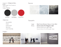 Color Palette Imagery Adjectives Typography Textures Logo: MRS