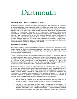 Dartmouth Background