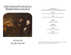 cheltenham evangelical presbyterian church
