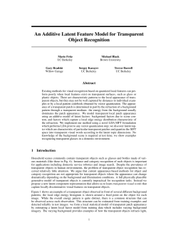 An Additive Latent Feature Model for Transparent