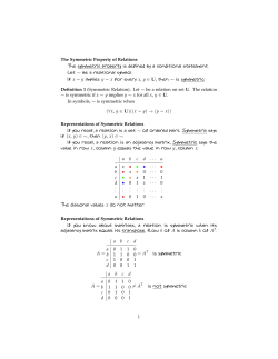 (&forall;x, y &isin; U)((x &sim; y) &rarr; ( y &sim; x))