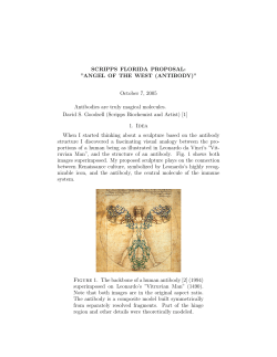 Scripps Florida Sculpture Proposal: "Angel of - Julian Voss