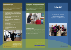 Curricula and training for culture volunteers in sparsely populated