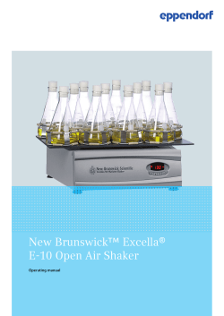 New Brunswick&trade; Excella&reg; E-10 Open Air Shaker