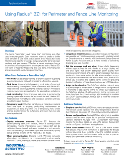 Application Note - Radius Perimeter - Air