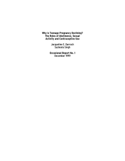 02-12 Teen Preg OR - Guttmacher Institute