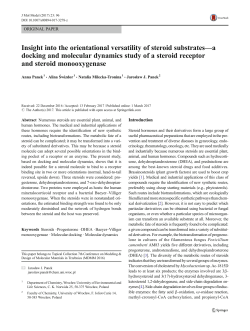 Insight into the orientational versatility of steroid