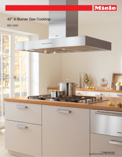 42&rdquo; 6-Burner Gas Cooktop KM 3484