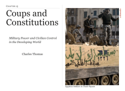 Charles Thomas Military Power and Civilian Control in