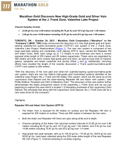 Marathon Gold Discovers New High