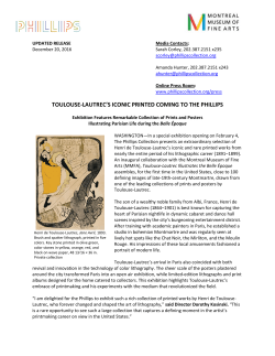 toulouse-lautrec`s iconic printed coming to the phillips