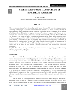 4 george eliot`s ` silas marner `: blend of realism and symbolism