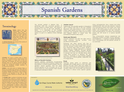 Spanish Gardens Sign