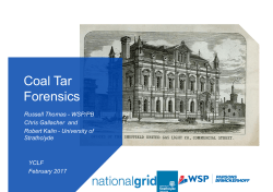 Coal Tar Forensics