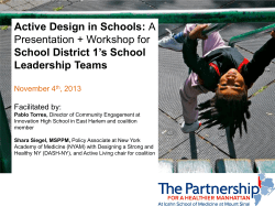 Building Community Coalitions for Health