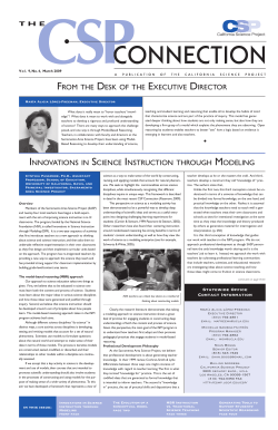 from the desk of the executive director