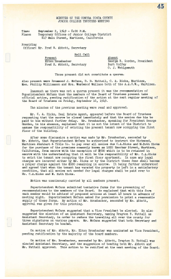 45 - Contra Costa Community College District