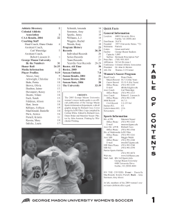 2005 George Mason Women`s Soccer Media Guide.pmd