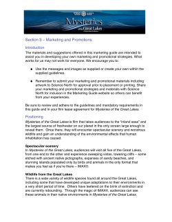 Marketing/Promos Guide