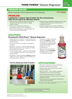 THIRD POWER Cleaner Degreaser