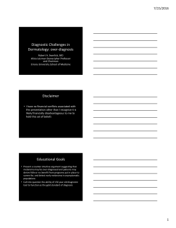 Diagnostic Challenges in Dermatology: over