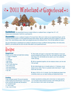 Gingerbread Frosting