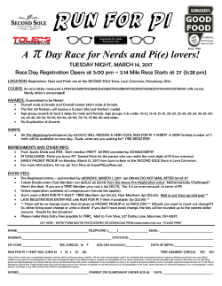 Run for Pi - Everal Race Management