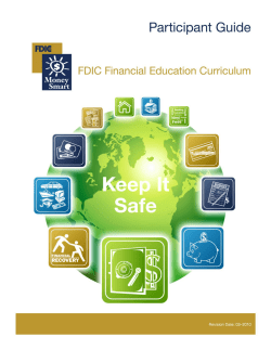 Keep It Safe Participant Guide