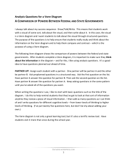 Analysis Questions for a Venn Diagram