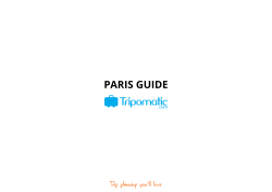 Paris Guide in PDF