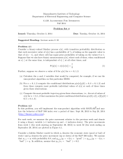 Problem Set 4  - MIT OpenCourseWare