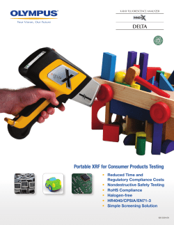 DELTA Portable XRF for Consumer Products Testing