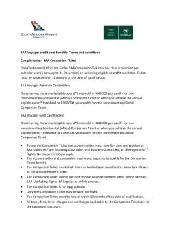 SAA Voyager credit card benefits