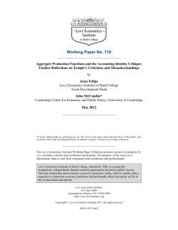 Aggregate Production Functions and the Accounting Identity Critique