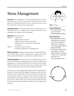 Stress Management