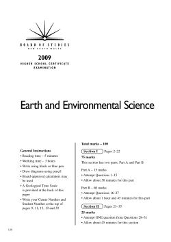Earth and Environmental Science