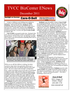 Care-O-Sell Success Story December 2011