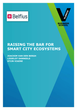 raising the bar for smart city ecosystems