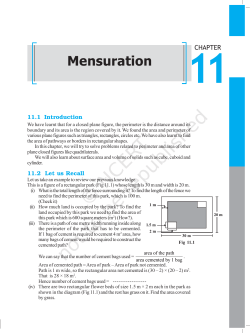 Mensuration