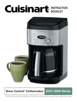 Manual - Cuisinart.com