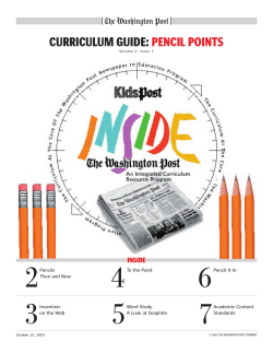 curriculum guide: pencil points