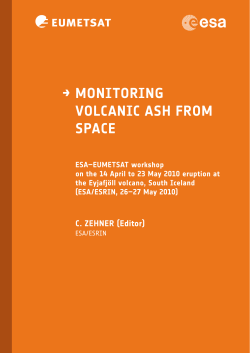 Monitoring Volcanic Ash from Space