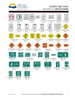 Bicycle Signs