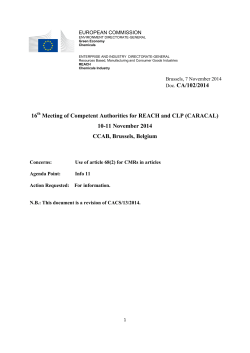 CA/102/2014 “Use of Article 68(2) for CMRs in articles