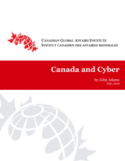 Canada and Cyber