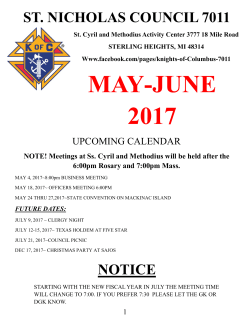 May June - K of C 7011