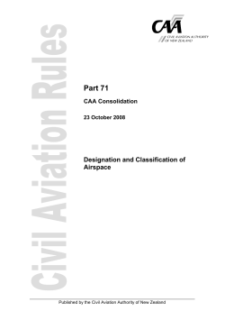 Part 71 - Designation and Classification of Airspace