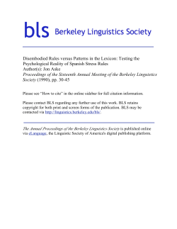 this PDF file - Linguistic Society of America