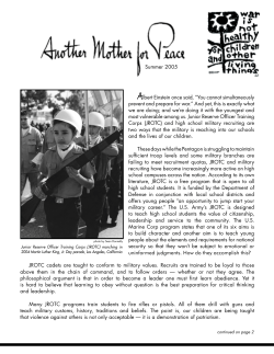 Summer 2005 Albert Einstein once said, &ldquo;You cannot