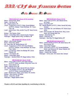 1996-2001 - CIF San Francisco Section